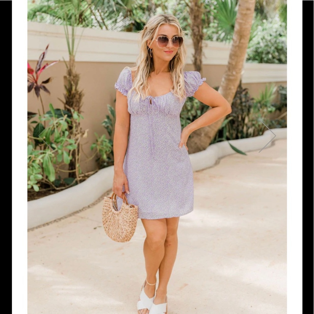 Pink Lily Floral Dress